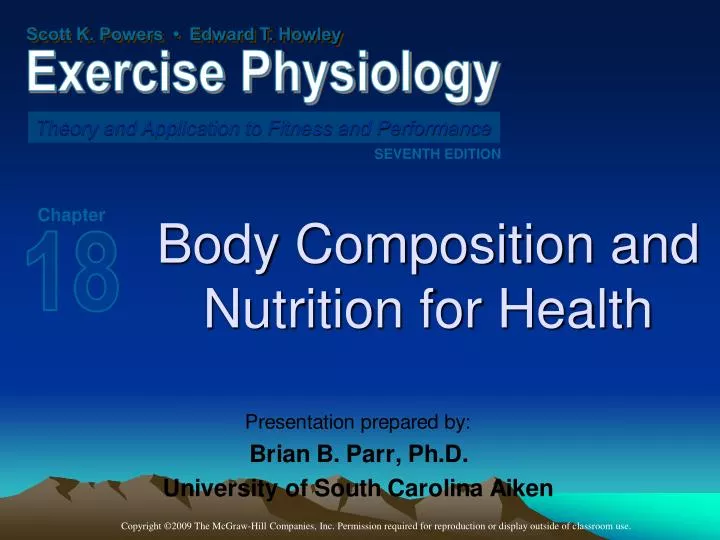 body composition and nutrition for health