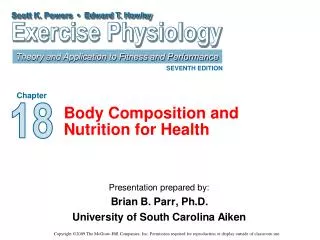 Body Composition and Nutrition for Health