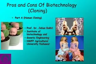 Pros and Cons Of Biotechnology (Cloning)