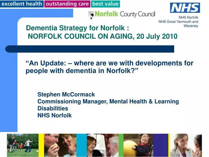 an update where are we with developments for people with dementia in norfolk