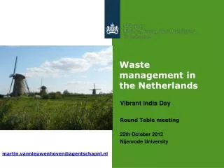 Waste management in the Netherlands