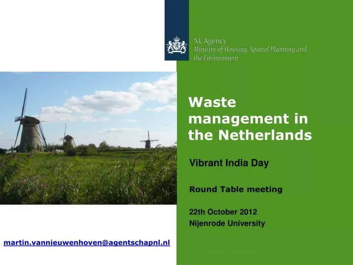 waste management in the netherlands
