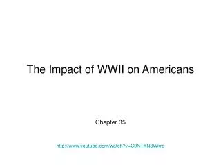 The Impact of WWII on Americans