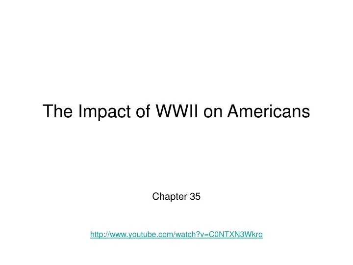 the impact of wwii on americans