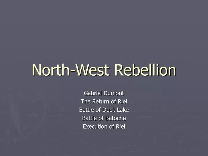 north west rebellion