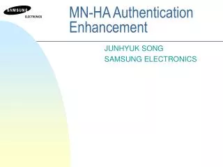 MN-HA Authentication Enhancement