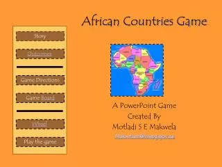 African Countries Game