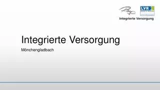 integrierte versorgung