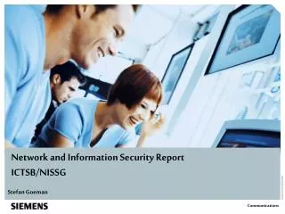 Network and Information Security Report ICTSB/NISSG