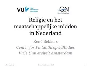 Religie en het maatschappelijke midden in Nederland