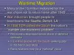 Wartime Migration - slide 1