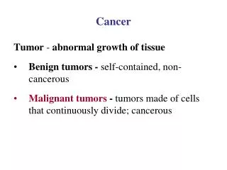 cancer