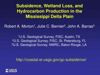 Subsidence, Wetland Loss, and Hydrocarbon Production in the Mississippi Delta Plain