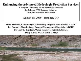 Enhancing the Advanced Hydrologic Prediction Service: