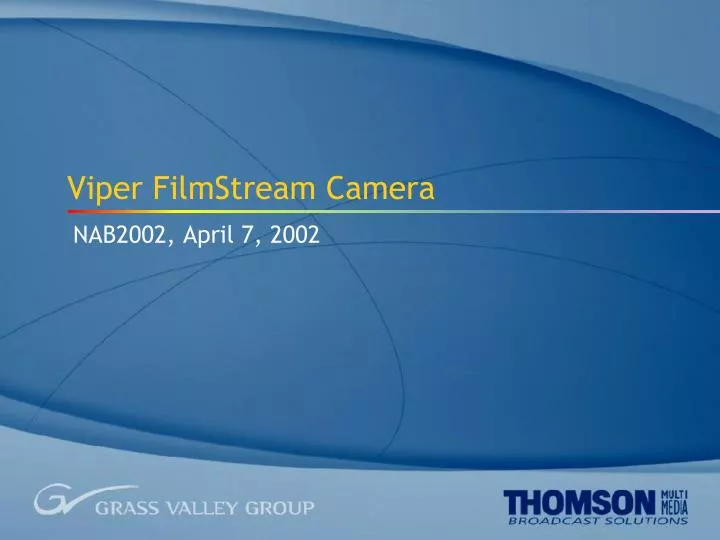 viper filmstream camera