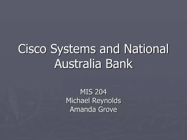 cisco systems and national australia bank