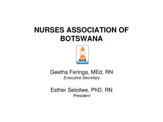 NURSES ASSOCIATION OF BOTSWANA