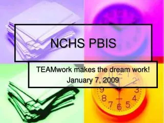 NCHS PBIS