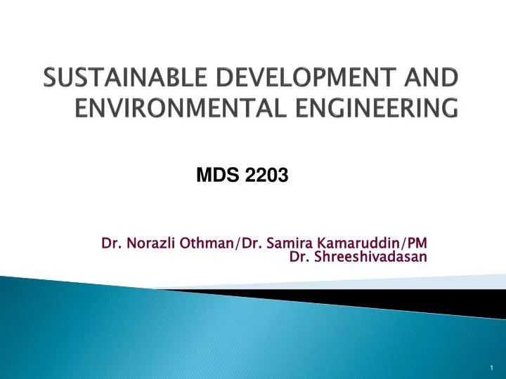 sustainable development and environmental engineering