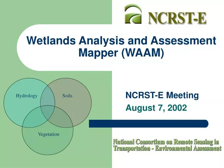 wetlands analysis and assessment mapper waam
