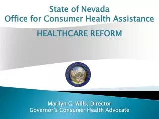 State of Nevada Office for Consumer Health Assistance