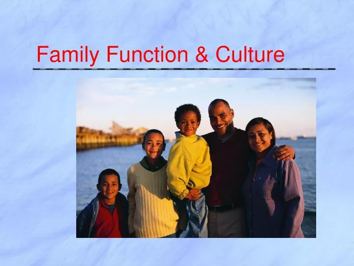family function culture