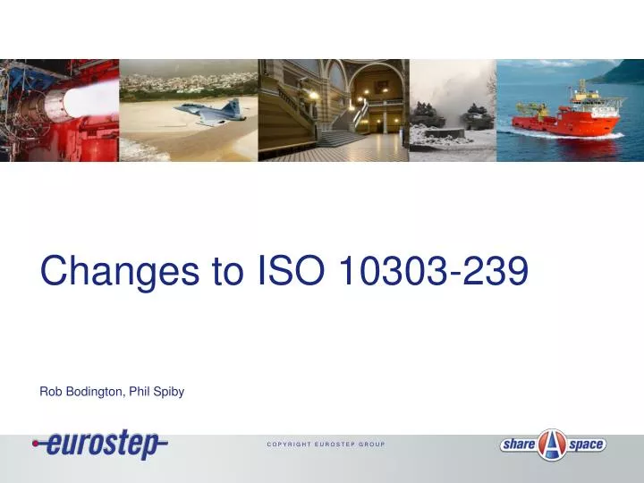 changes to iso 10303 239