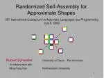 35 th International Colloquium on Automata, Languages and Programming July 8, 2008 - slide 1
