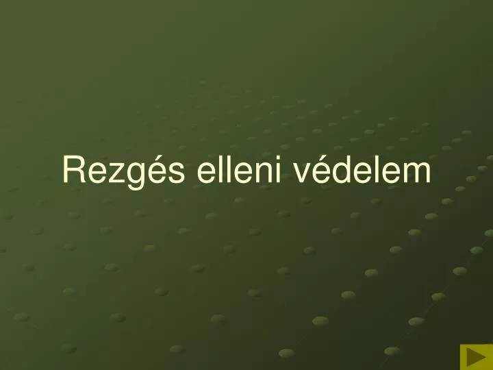 rezg s elleni v delem