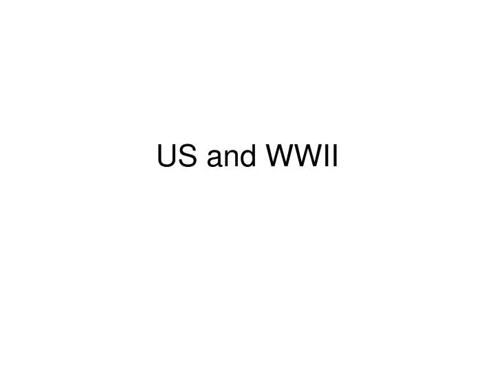 us and wwii