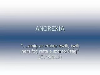 anorexia