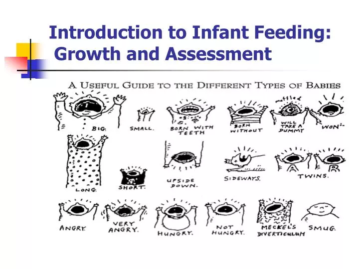 introduction to infant feeding growth and assessment