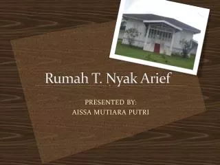 r umah t n yak arie f