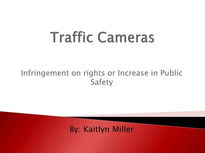 PPT Traffic Cameras PowerPoint Presentation, free download ID4477025
