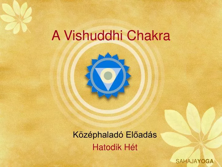 a vishuddhi chakra