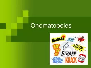 onomatopeies