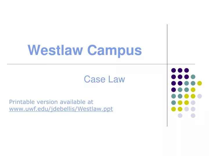 westlaw campus