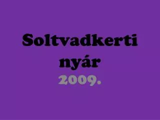 soltvadkerti ny r