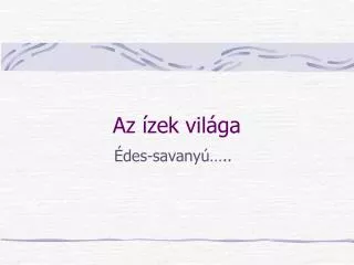 az zek vil ga