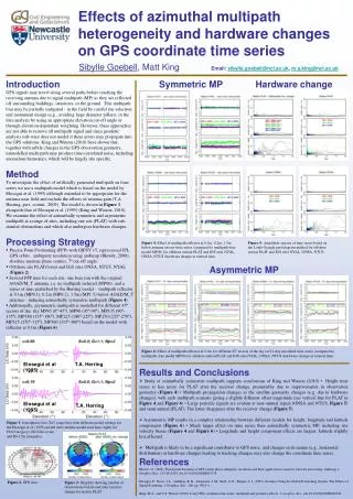 Effects of azimuthal multipath heterogeneity and hardware changes on GPS coordinate time series