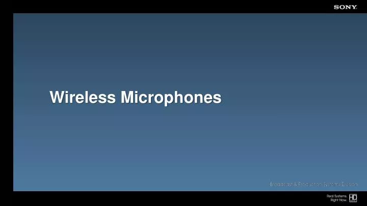 wireless microphones
