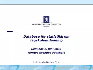 database for statistikk om fagskoleutdanning