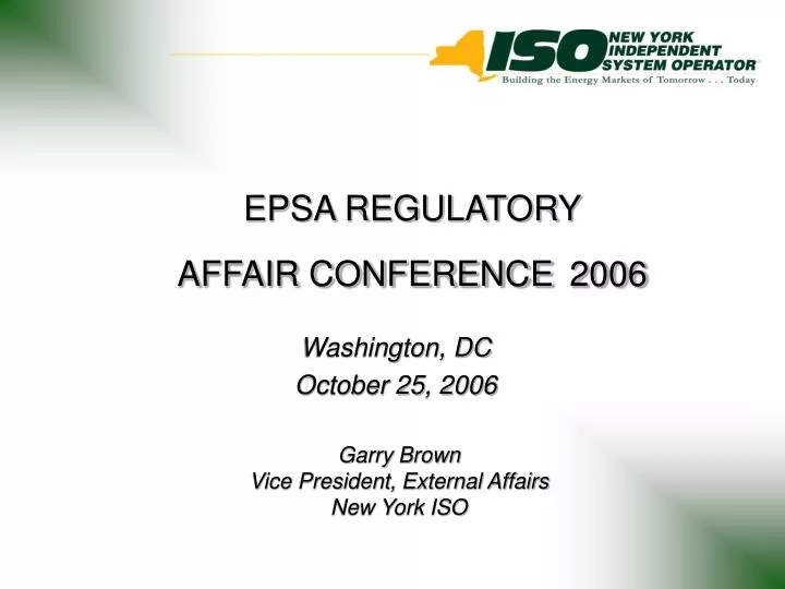 epsa regulatory affair conference 2006