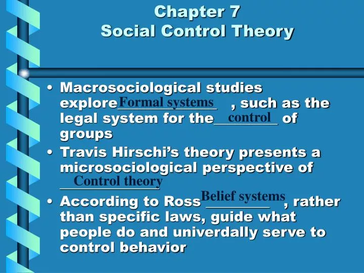 chapter 7 social control theory