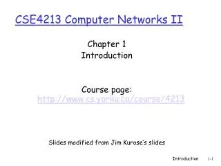cse4213 computer networks ii