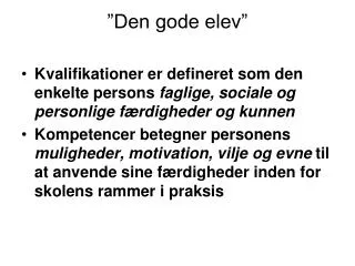 den gode elev