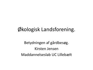 kologisk landsforening