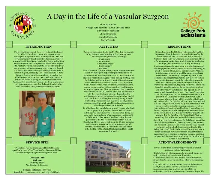 a day in the life of a vascular surgeon