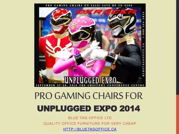 pro gaming chairs for unplugged expo 2014