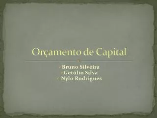 or amento de capital